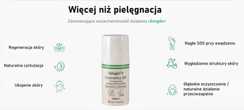 Rémigén Cosmetics 30+ do skóry potrzebującej intensywnej pielęgnacji Rémigén Cosmetics 30+ do skóry potrzebującej intensywnej pielęgnacji